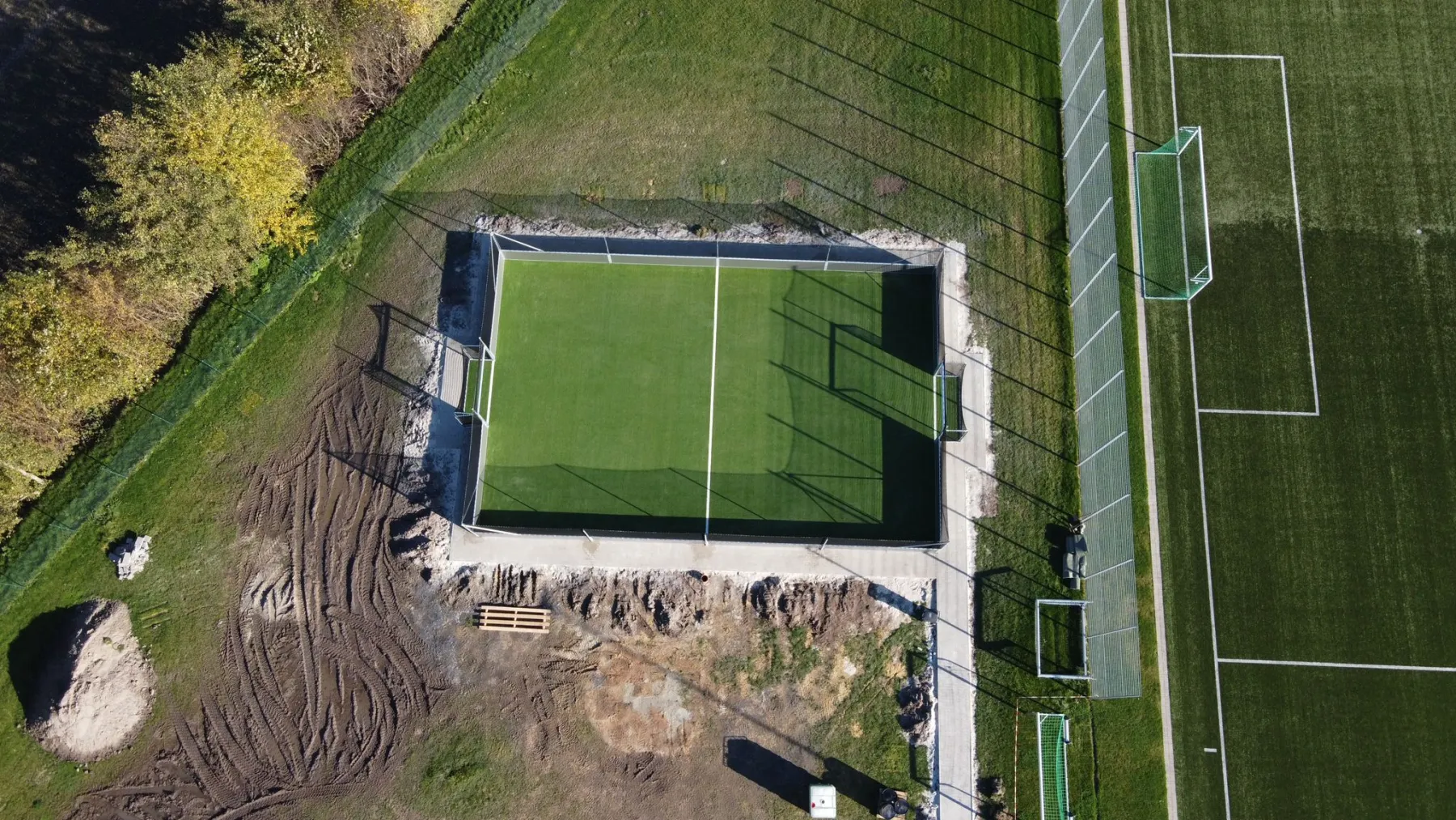 Kleinfeld (fast) fertig